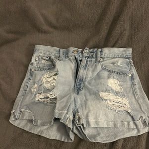 Aeropostale jean shorts mom shorts size 8